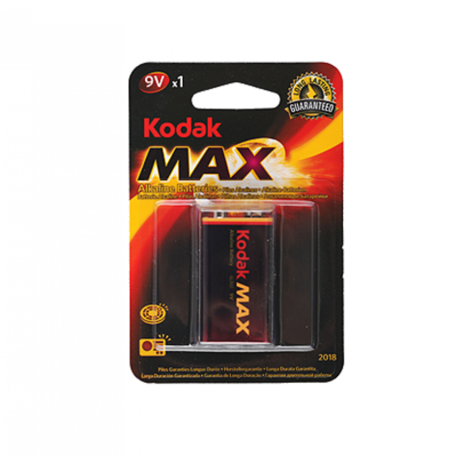 Батарейка Kodak 9В MAX 6LR61 (Крона)