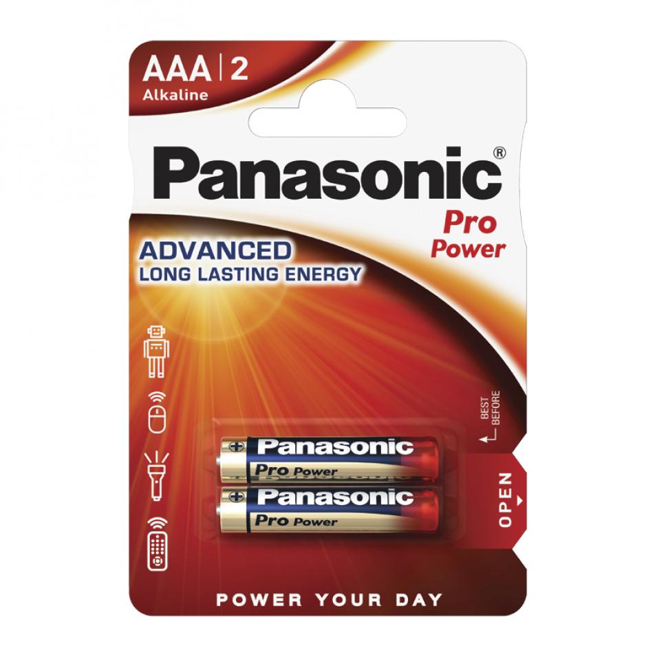 Мизинчиковая алкалиновая батарейка PANASONIC AAA 1.5V PRO